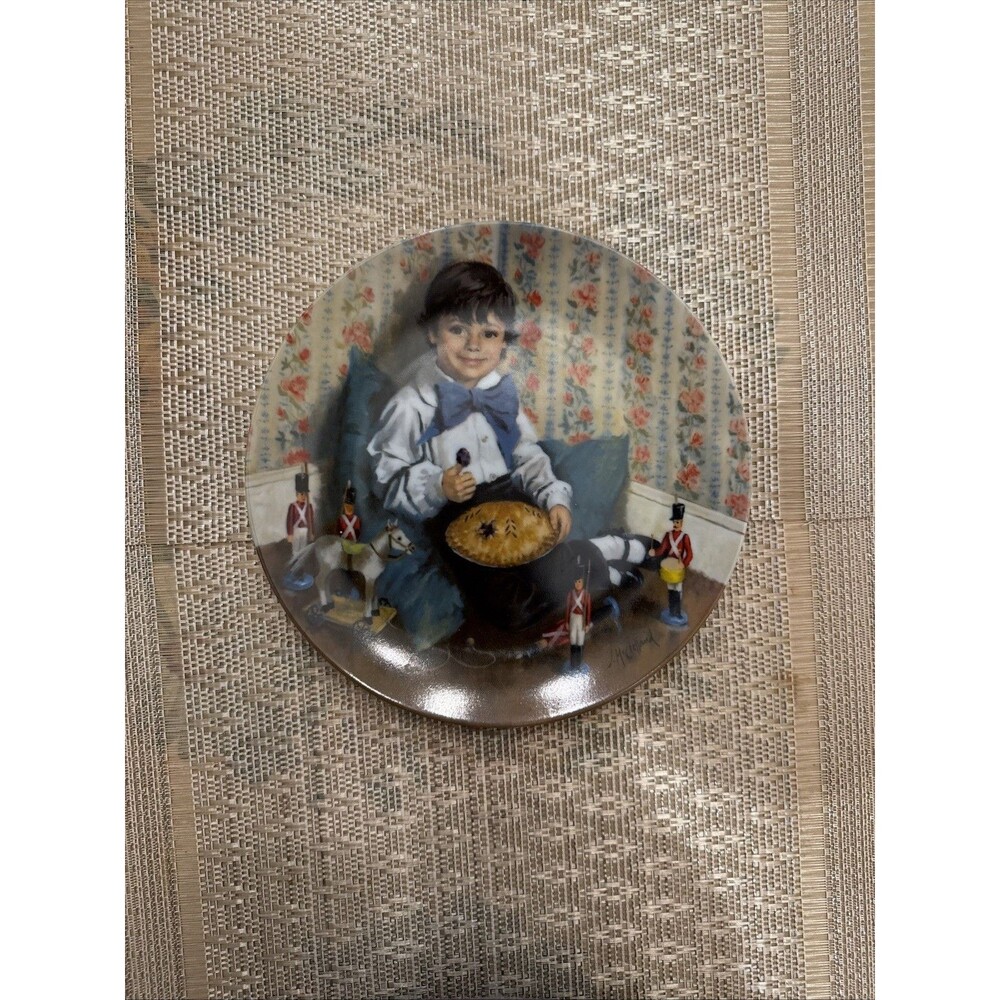 John McClelland “Little Jack Horner” RECO Plate 1982, “Mother Goose” EUC